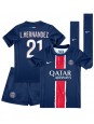 Paris Saint-Germain Lucas Hernandez #21 Domácí dres pro děti 2024-25 Krátký Rukáv (+ trenýrky)